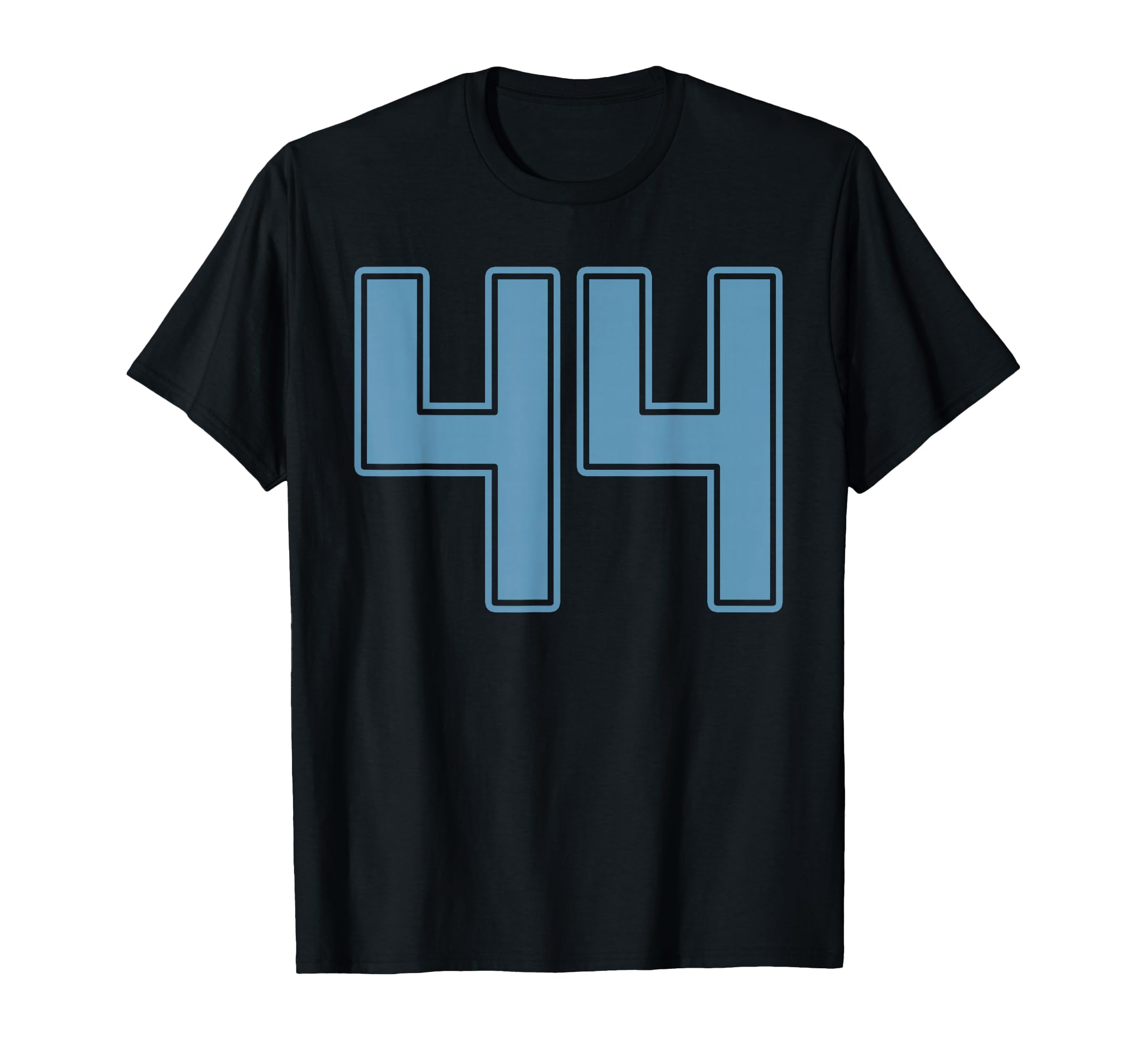Light Blue Number 44 Jersey Player Uniform T-Shirt - Unique Graphic Unisex - T-Shirt, Sweatshirt, Hoodie