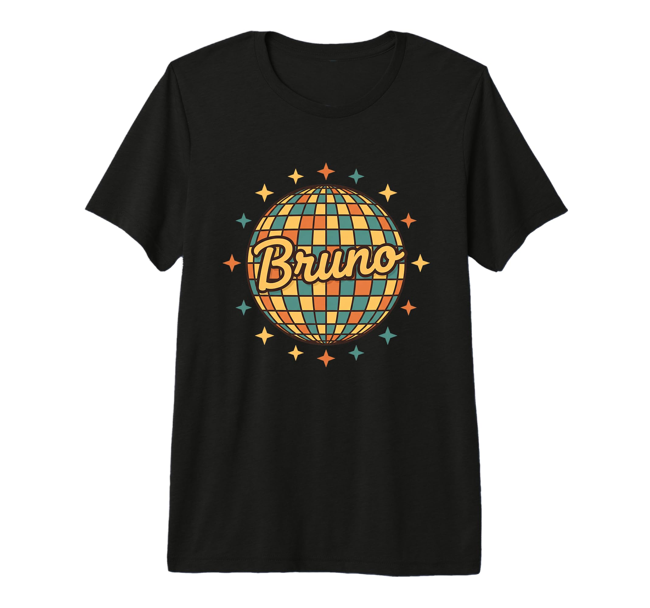 Bruno Disco Name 70S Nostalgia Tri Blend T-Shirt - Aesthetic Graphic Unisex - T-Shirt, Sweatshirt, Hoodie