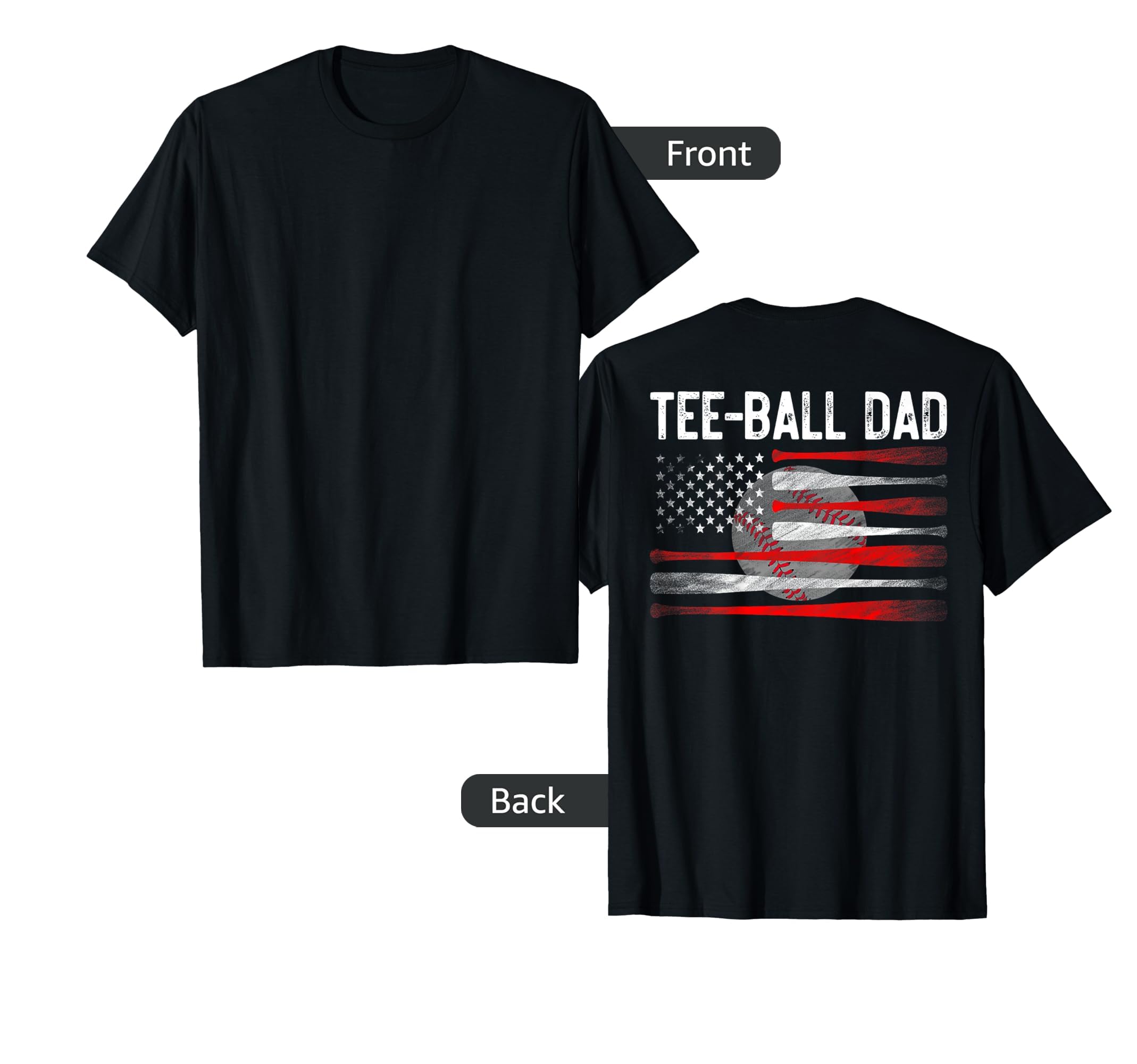 Mens Ball Dad Baseball Dad T Ball Daddy T-Shirt - Novelty Apparel Unisex - T-Shirt, Sweatshirt, Hoodie