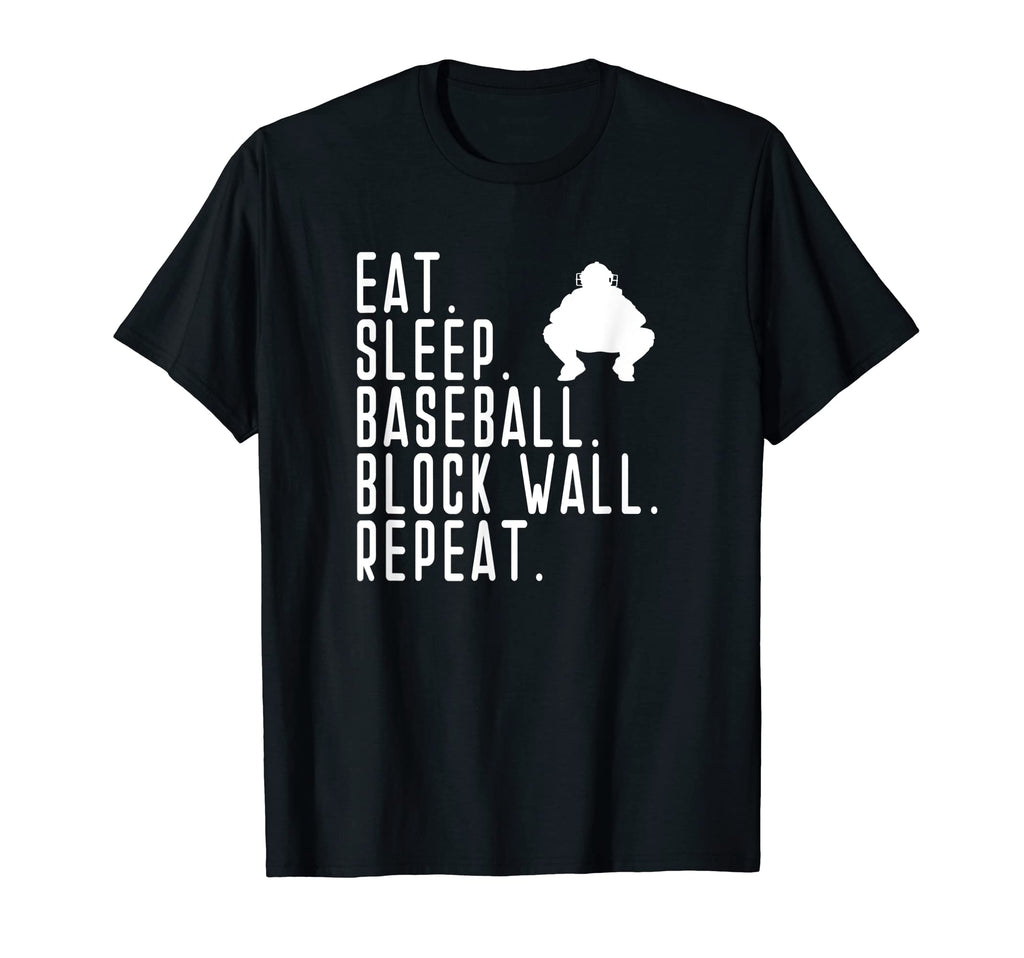 Eat Sleep Block Wall Catcher Funny T-Shirt - Aesthetic Graphic for Adults - T-Shirt, Sweatshirt, Hoodie