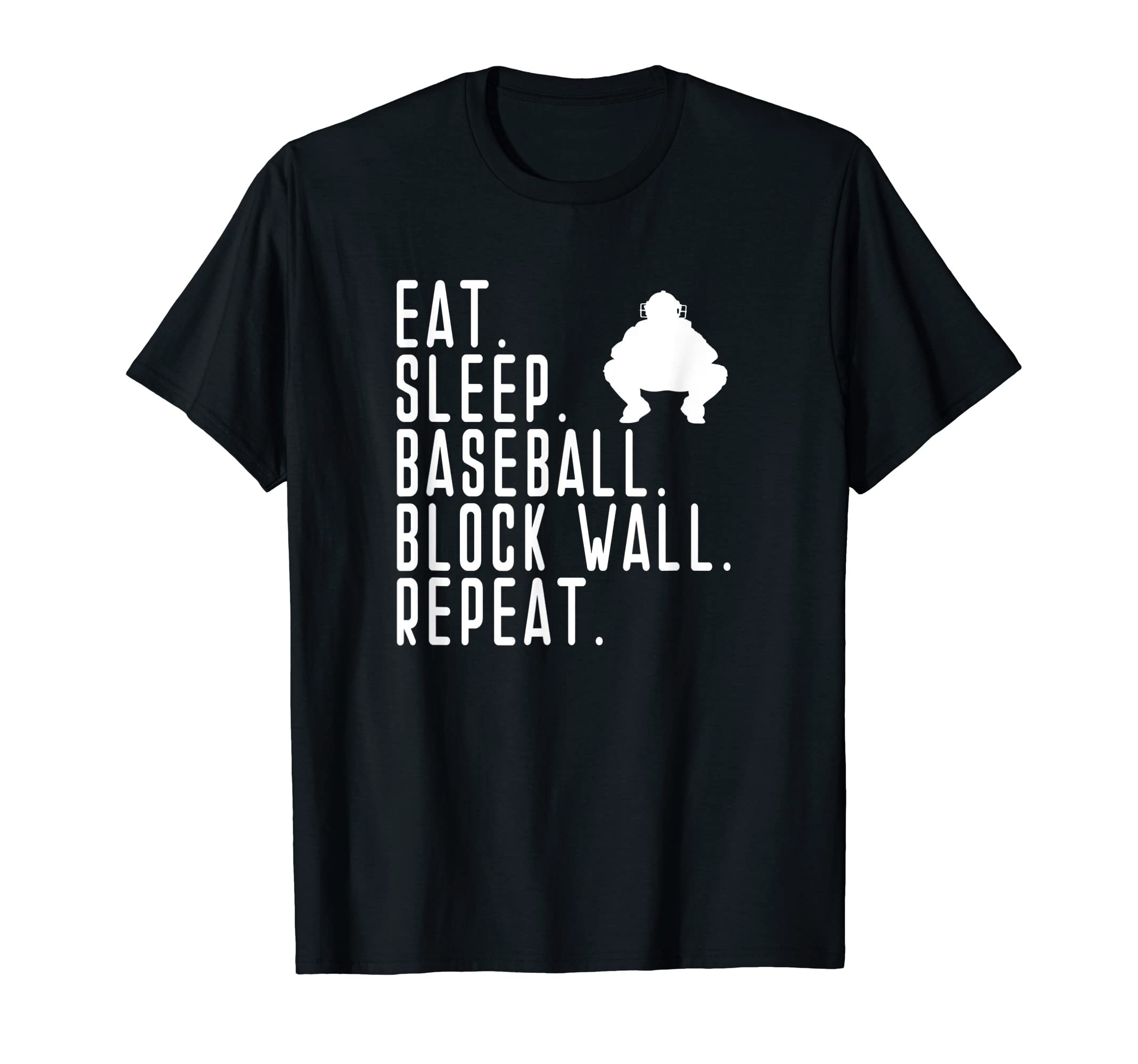Eat Sleep Block Wall Catcher Funny T-Shirt - Aesthetic Graphic for Adults - T-Shirt, Sweatshirt, Hoodie