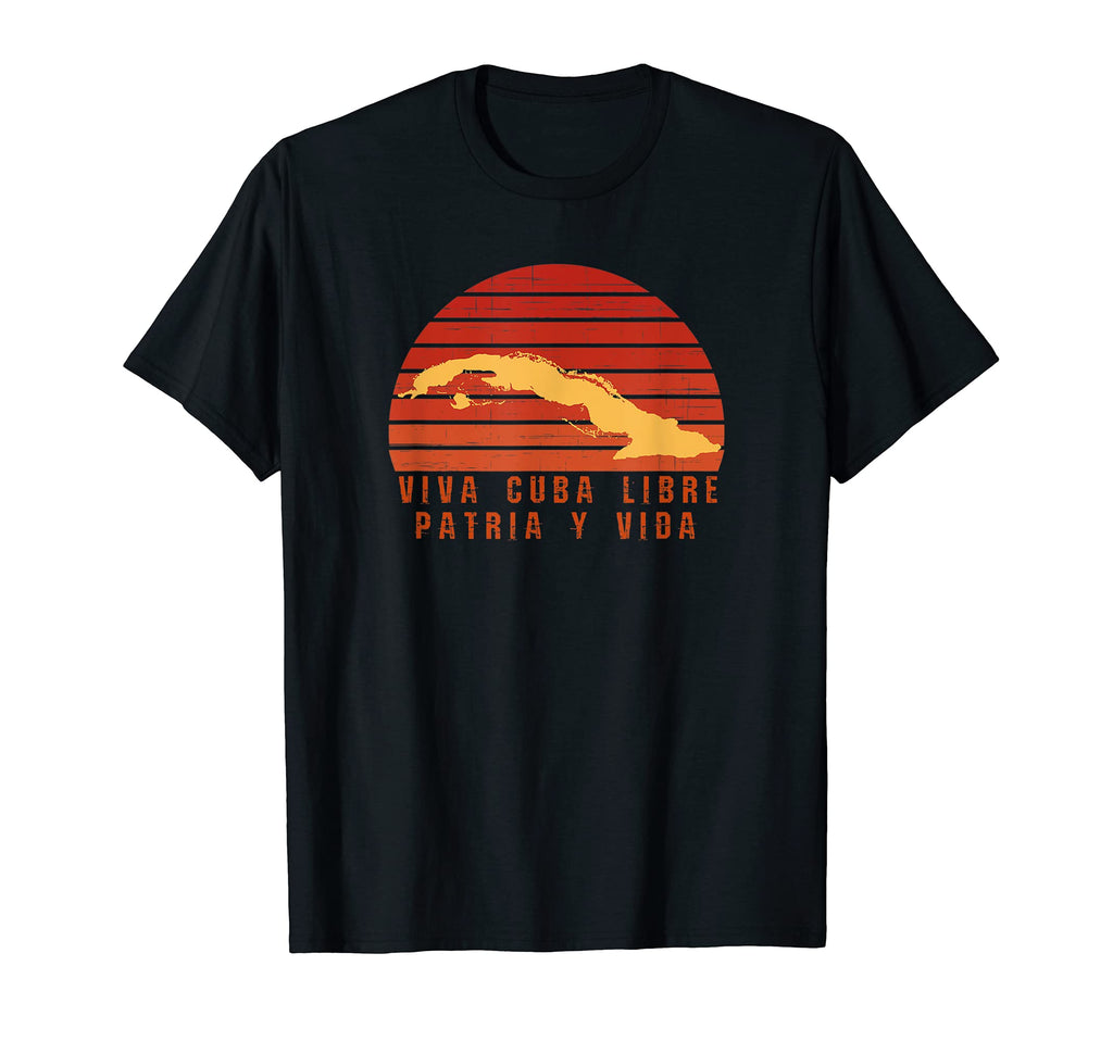 Sunset Free Cuba T-Shirt - Fun Novelty Design for Adults - T-Shirt, Sweatshirt, Hoodie