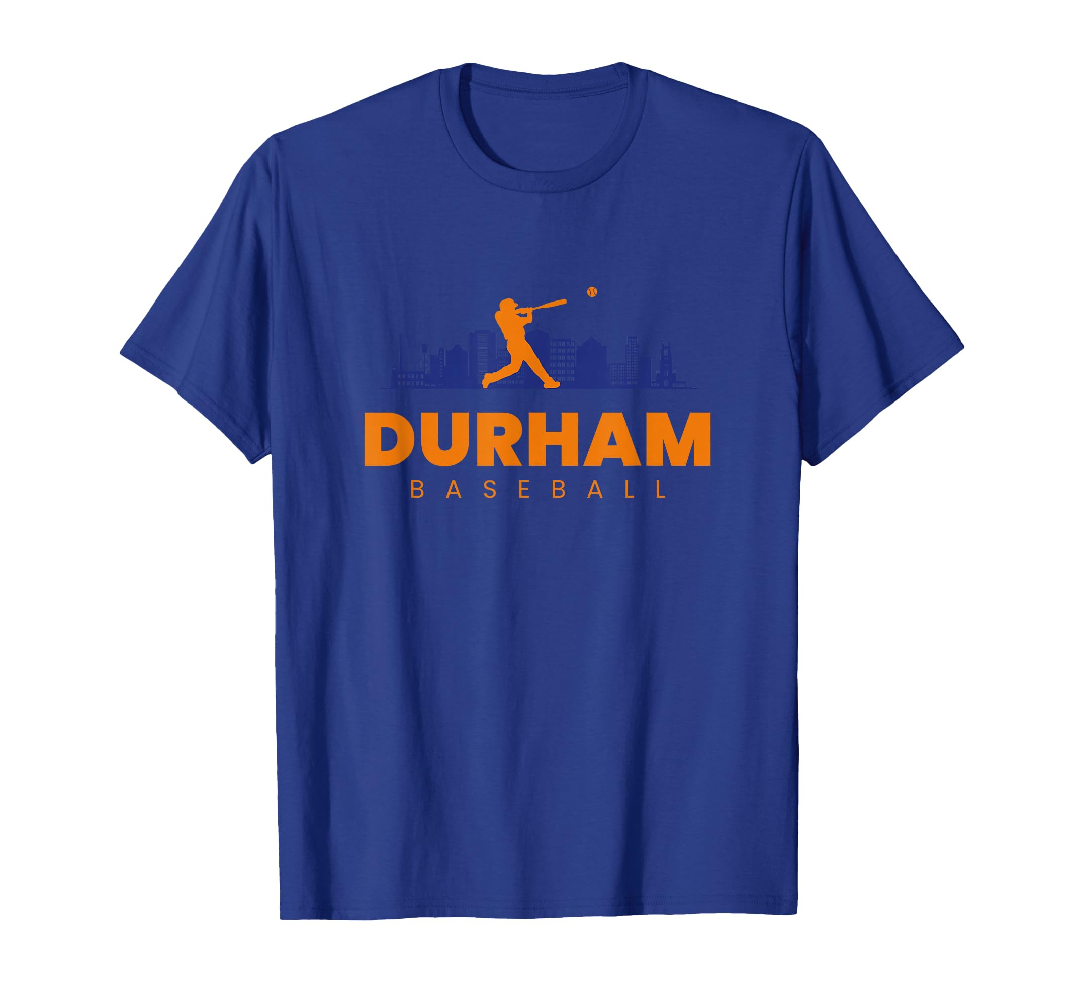 Durham Baseball Minimalist Baseball Lover T-Shirt - Trendy Graphic Unisex - T-Shirt, Sweatshirt, Hoodie