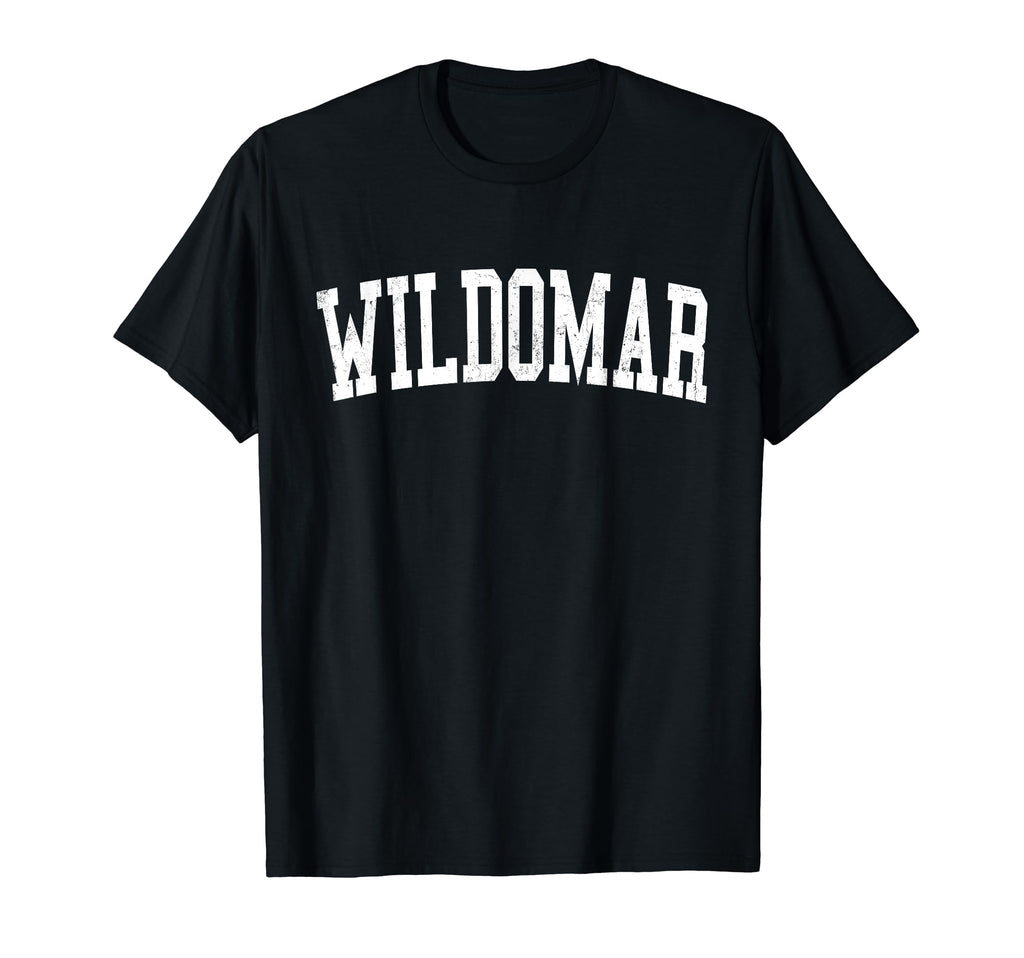 Wildomar Ca Distressed White Varsity T-Shirt - Custom Art Print for Adults - T-Shirt, Sweatshirt, Hoodie
