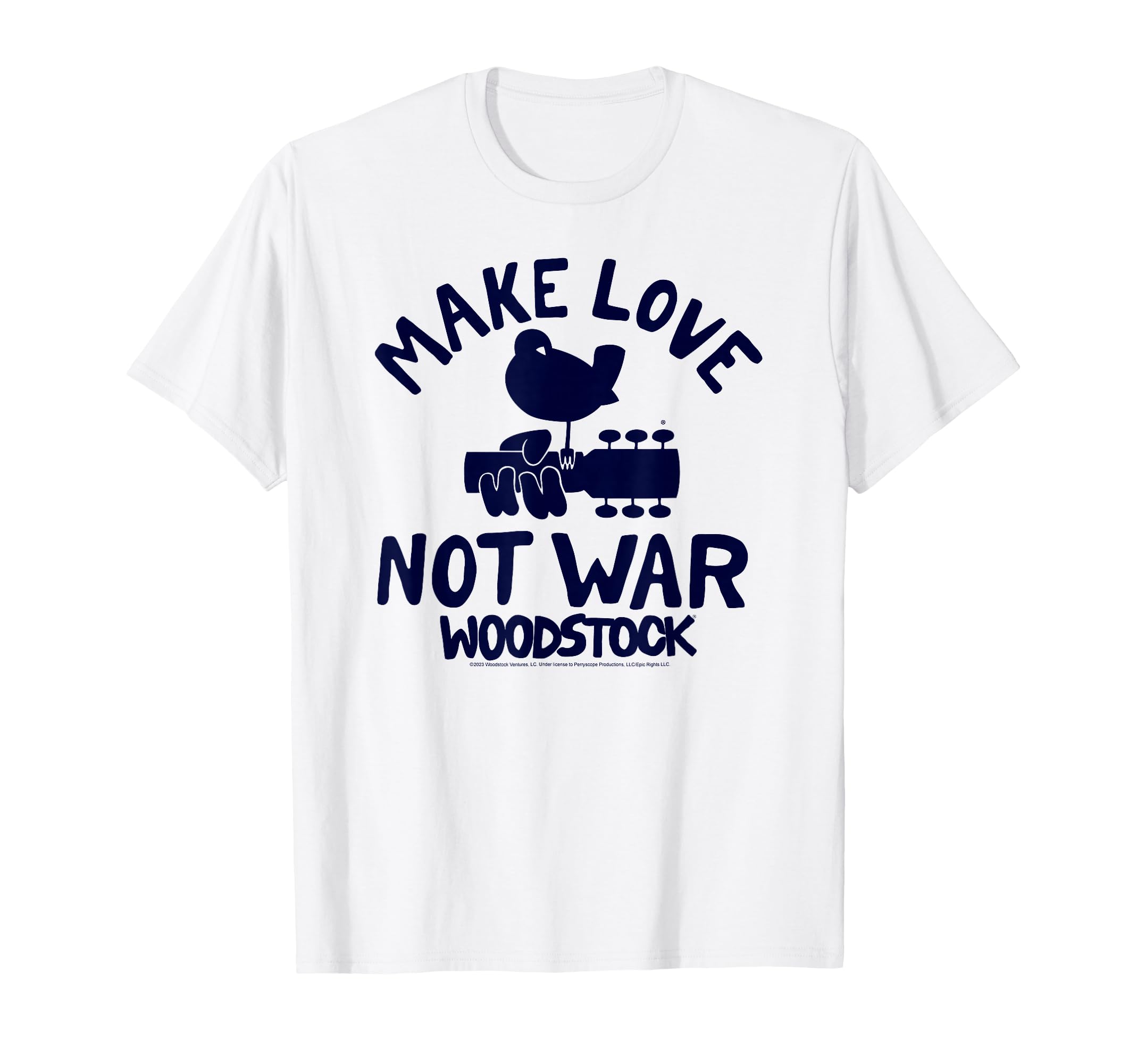 Woodstock Make Love Not War T-Shirt - Custom Art Print for Adults - T-Shirt, Sweatshirt, Hoodie