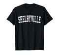 Shelbyville Ky Distressed White Varsity T-Shirt - Unique Graphic Men Women - T-Shirt, Sweatshirt, Hoodie