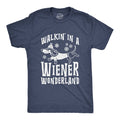 Walkin in A Wiener Wonderland Men's - Adult & Kids T-Shirts, Sweatshirts & Hoodies apparel design preview 1