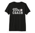 Mrs Coach Baseball Coachs Wife Baseball T-Shirt - Custom Art Print Unisex - T-Shirt, Sweatshirt, Hoodie