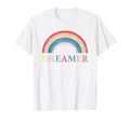 Dreamer Rainbow Distressed T-Shirt - Aesthetic Graphic Unisex - T-Shirt, Sweatshirt, Hoodie