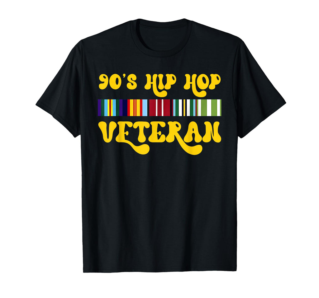 Groovy 90S Hip Hop Music Veteran Old Army T-Shirt - Custom Art Print Unisex - T-Shirt, Sweatshirt, Hoodie