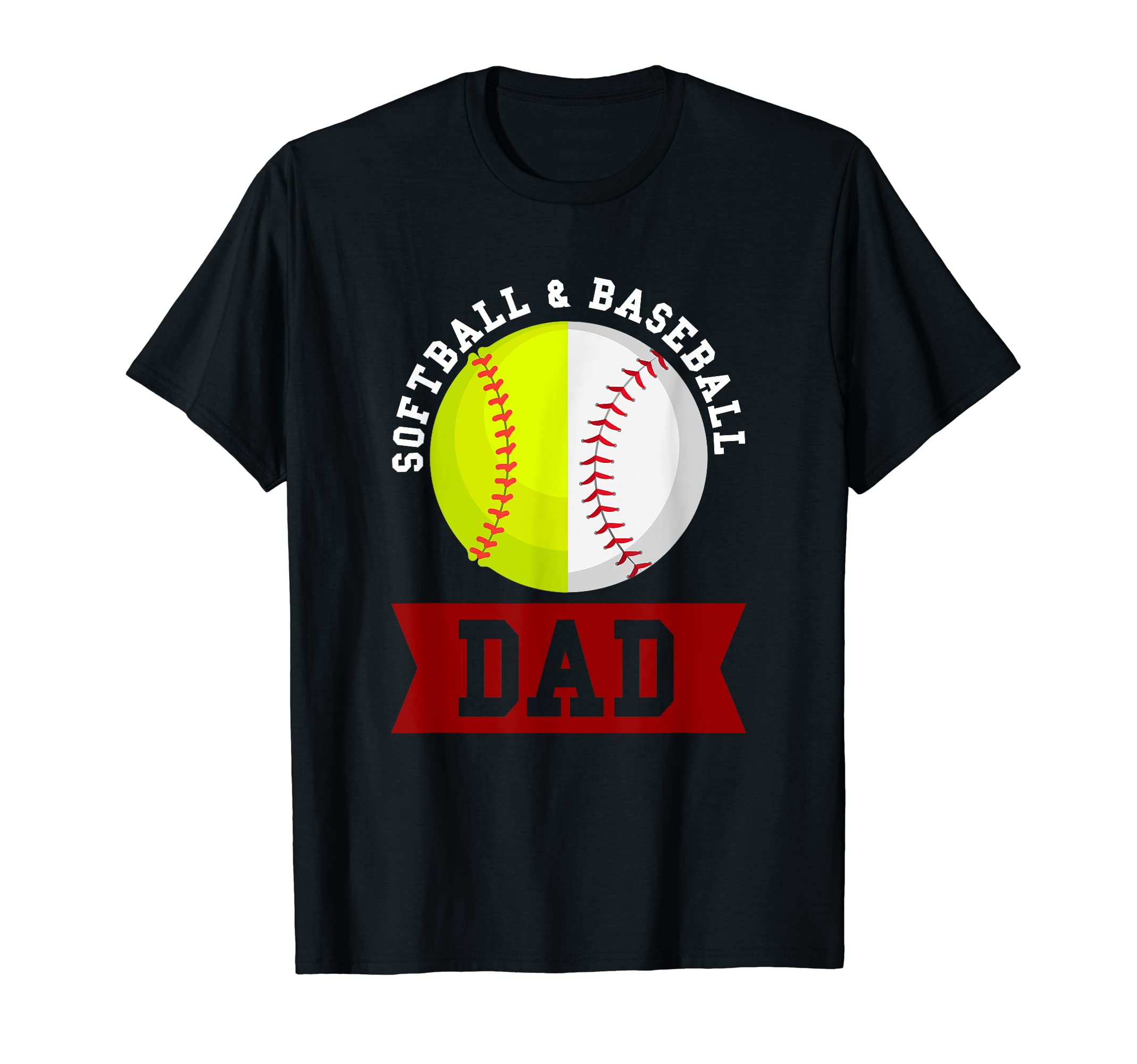 Softball Baseball Dad Softball Baseball T-Shirt - Minimalist Print Unisex - T-Shirt, Sweatshirt, Hoodie
