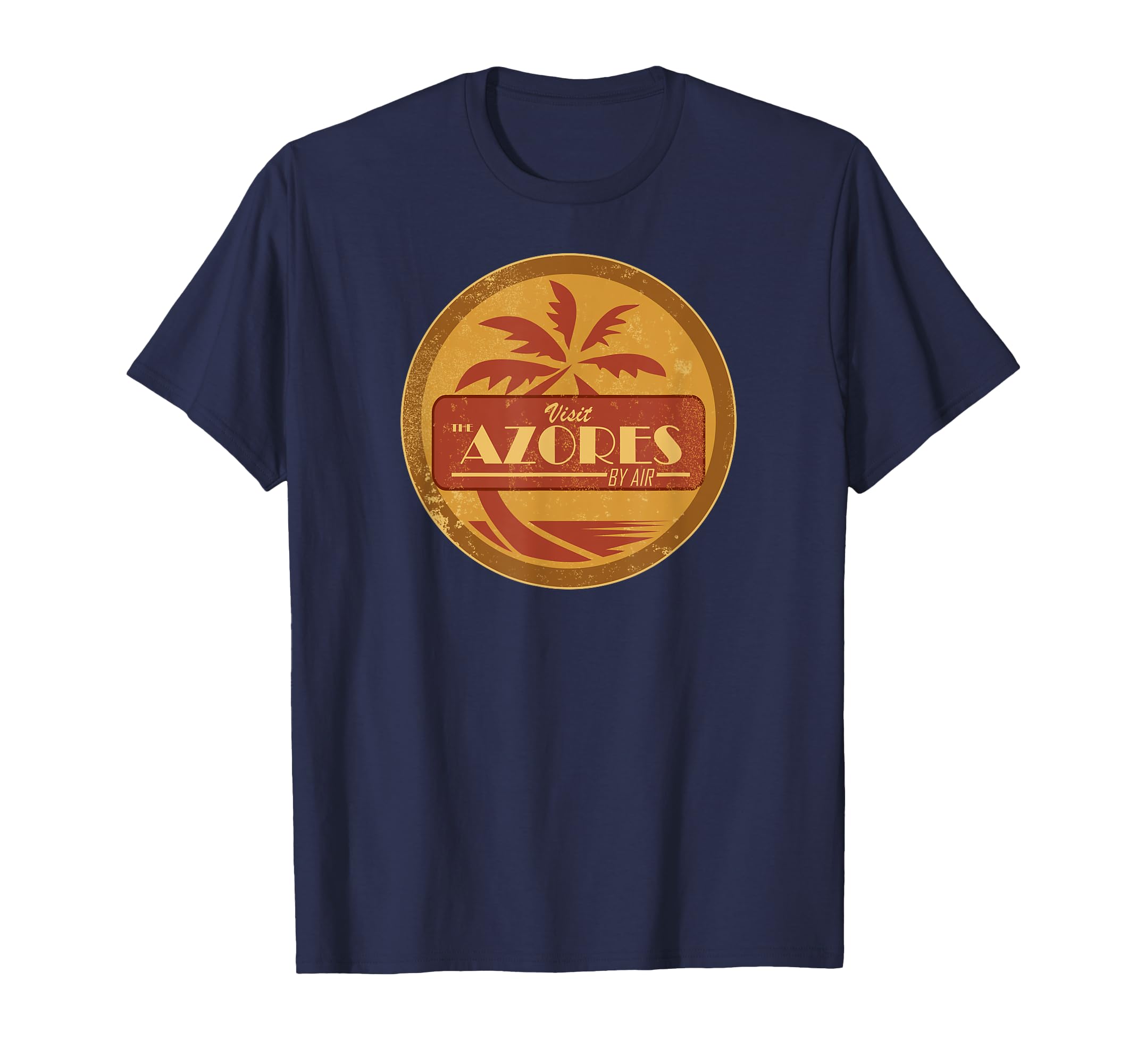 Travel Azores Distressed T-Shirt - Minimalist Print for Adults - T-Shirt, Sweatshirt, Hoodie