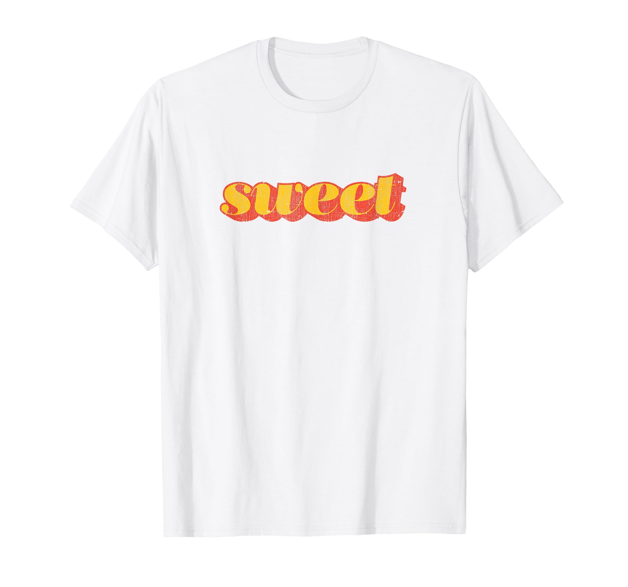 Sweet Word 70S T-Shirt - Minimalist Print Unisex - T-Shirt, Sweatshirt, Hoodie