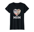 Baseball Mom Distressed Ball American T-Shirt - Minimalist Print Unisex - T-Shirt, Sweatshirt, Hoodie