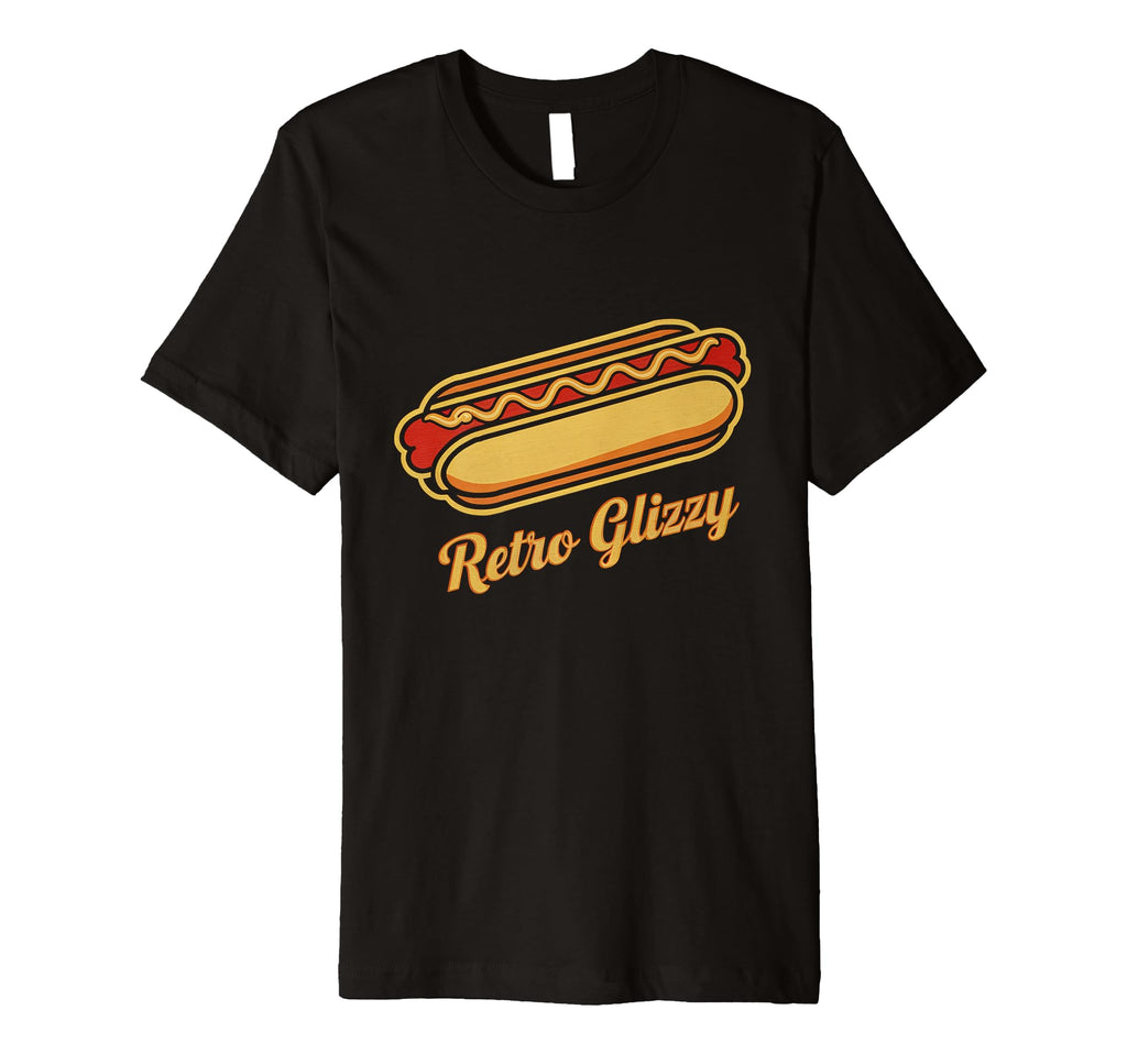 Glizzy 60S 70 Diner Hot Dog T-Shirt - Aesthetic Graphic Men Women - T-Shirt, Sweatshirt, Hoodie