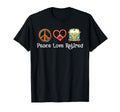 Peace Love Retired Hippie T-Shirt - Aesthetic Graphic for Adults - T-Shirt, Sweatshirt, Hoodie