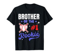 Brother Rookie 1St Baseball Birthday T-Shirt - Minimalist Print for Adults - T-Shirt, Sweatshirt, Hoodie