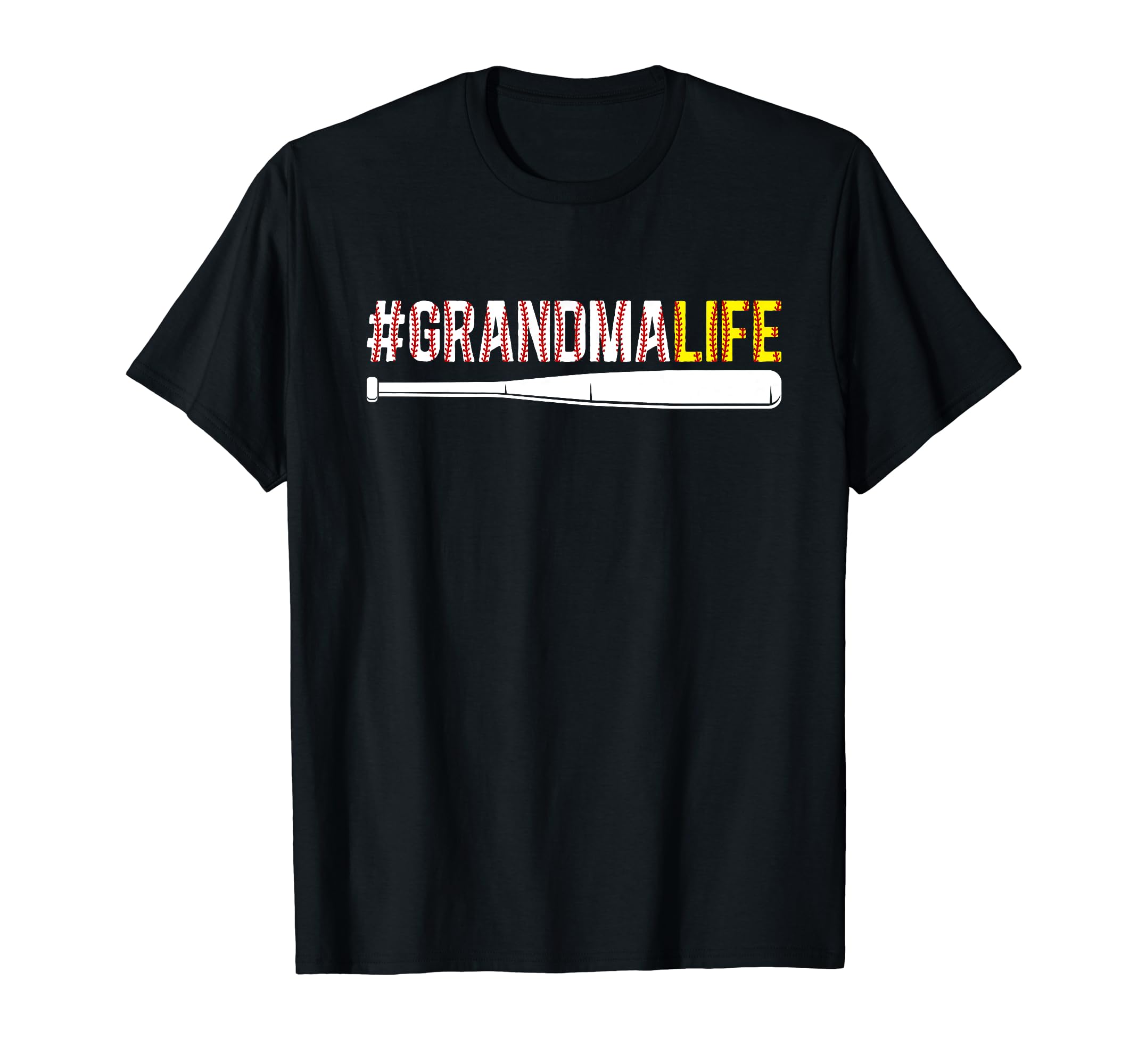 Softball Baseball Grandma Life Baseball T-Shirt - Unique Graphic Men Women - T-Shirt, Sweatshirt, Hoodie