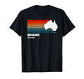 Brisbane Australia Stripes T-Shirt - Novelty Apparel Unisex - T-Shirt, Sweatshirt, Hoodie