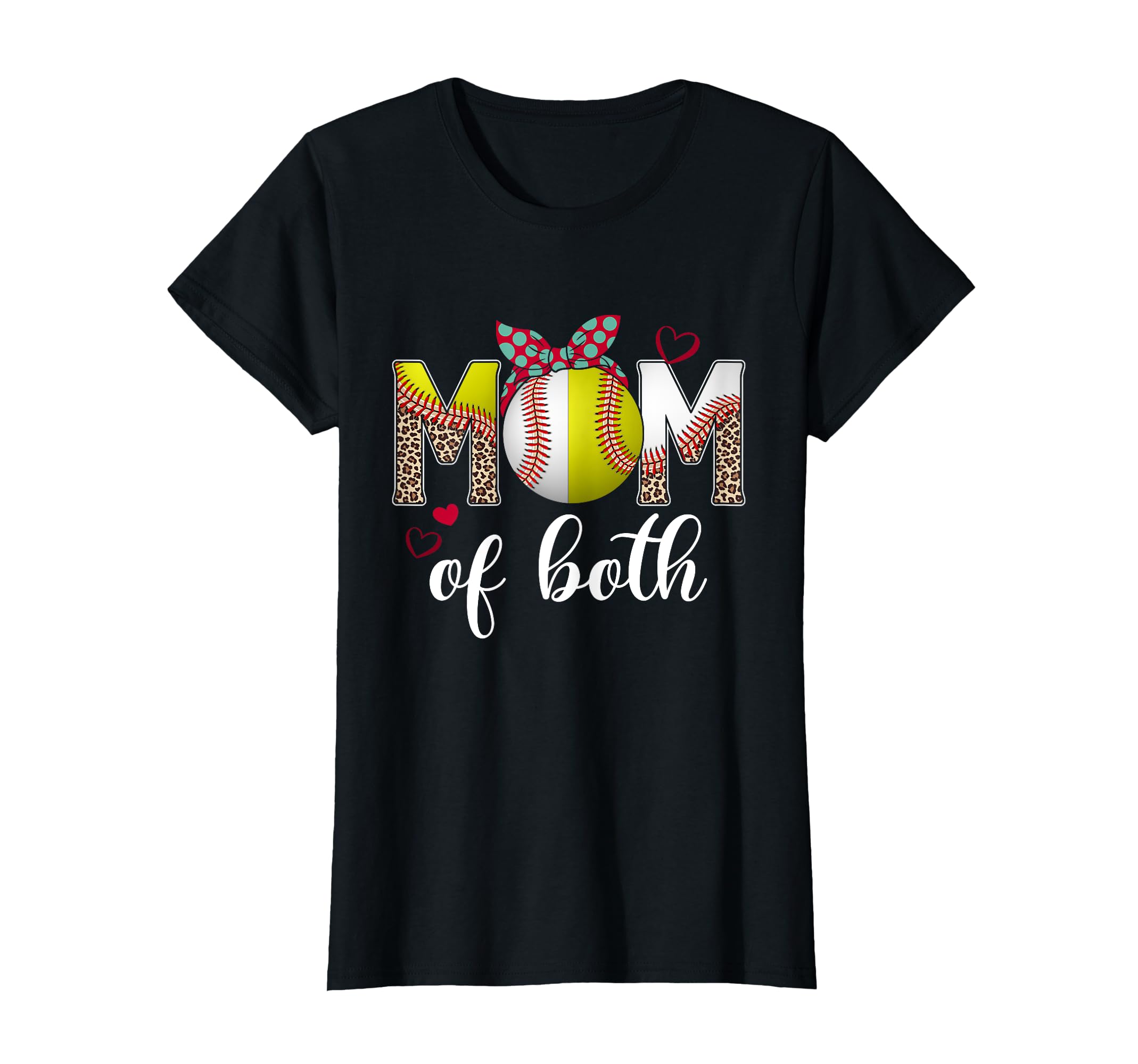 Mom Both Leopard Mothers Day T-Shirt - Casual Everyday Wear Men Women - T-Shirt, Sweatshirt, Hoodie