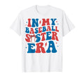 My Baseball Sister Era Groovy Baseball T-Shirt - Graphic Print Men Women - T-Shirt, Sweatshirt, Hoodie