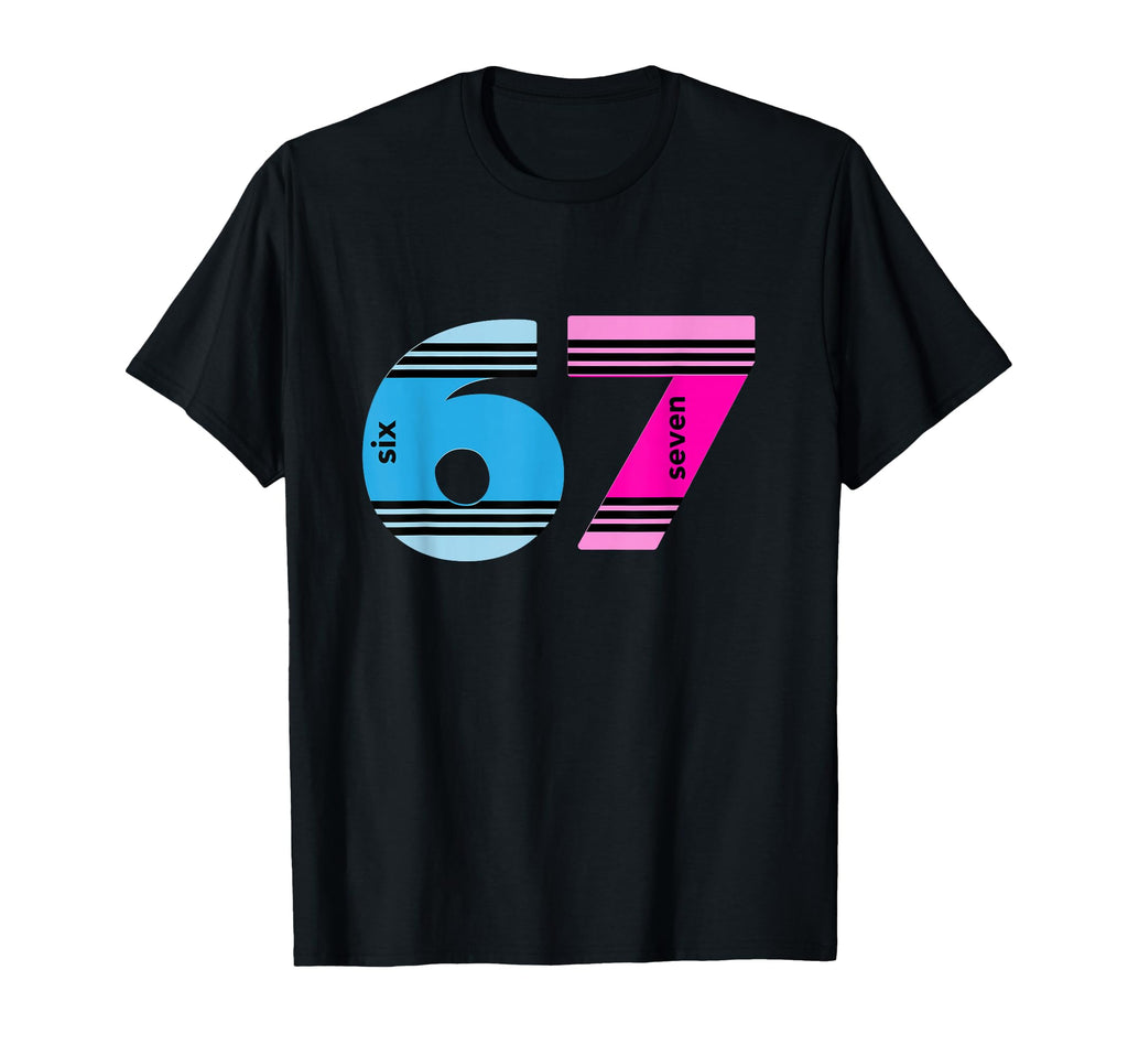 67 Crayon Baseball Crayon 6 7 Funny 67 T-Shirt - Streetwear Style Men Women - T-Shirt, Sweatshirt, Hoodie