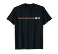 1997 Years Stripe 70S Birthday T-Shirt - Casual Everyday Wear Unisex - T-Shirt, Sweatshirt, Hoodie