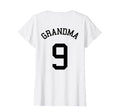 Grandma Team Uniform 9 Baseball Nana T-Shirt - Graphic Print Men Women - T-Shirt, Sweatshirt, Hoodie