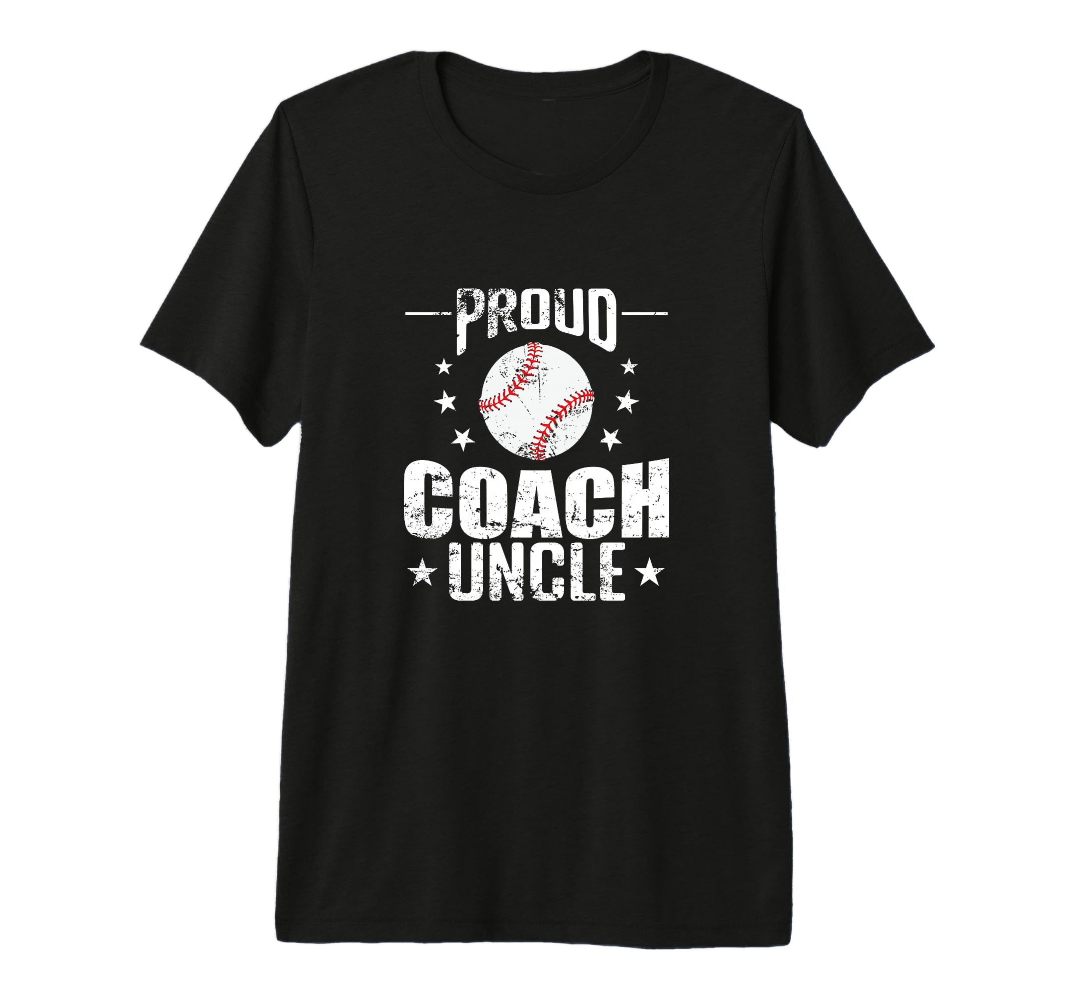 Proud Coach Uncle Baseball Dugout Tri T-Shirt - Minimalist Print Unisex - T-Shirt, Sweatshirt, Hoodie