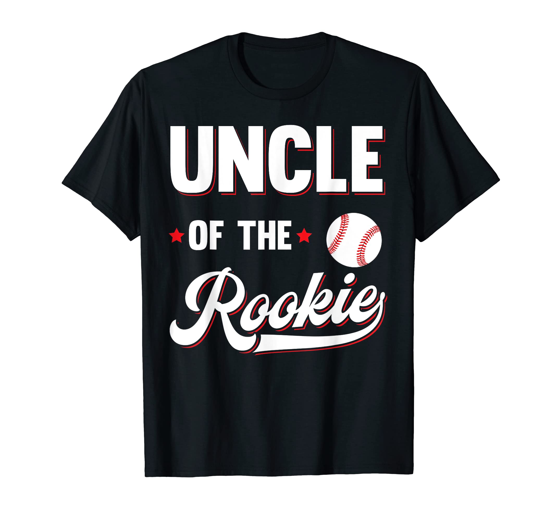 Uncle Rookie Matching Family Baseball T-Shirt - Trendy Graphic for Adults - T-Shirt, Sweatshirt, Hoodie