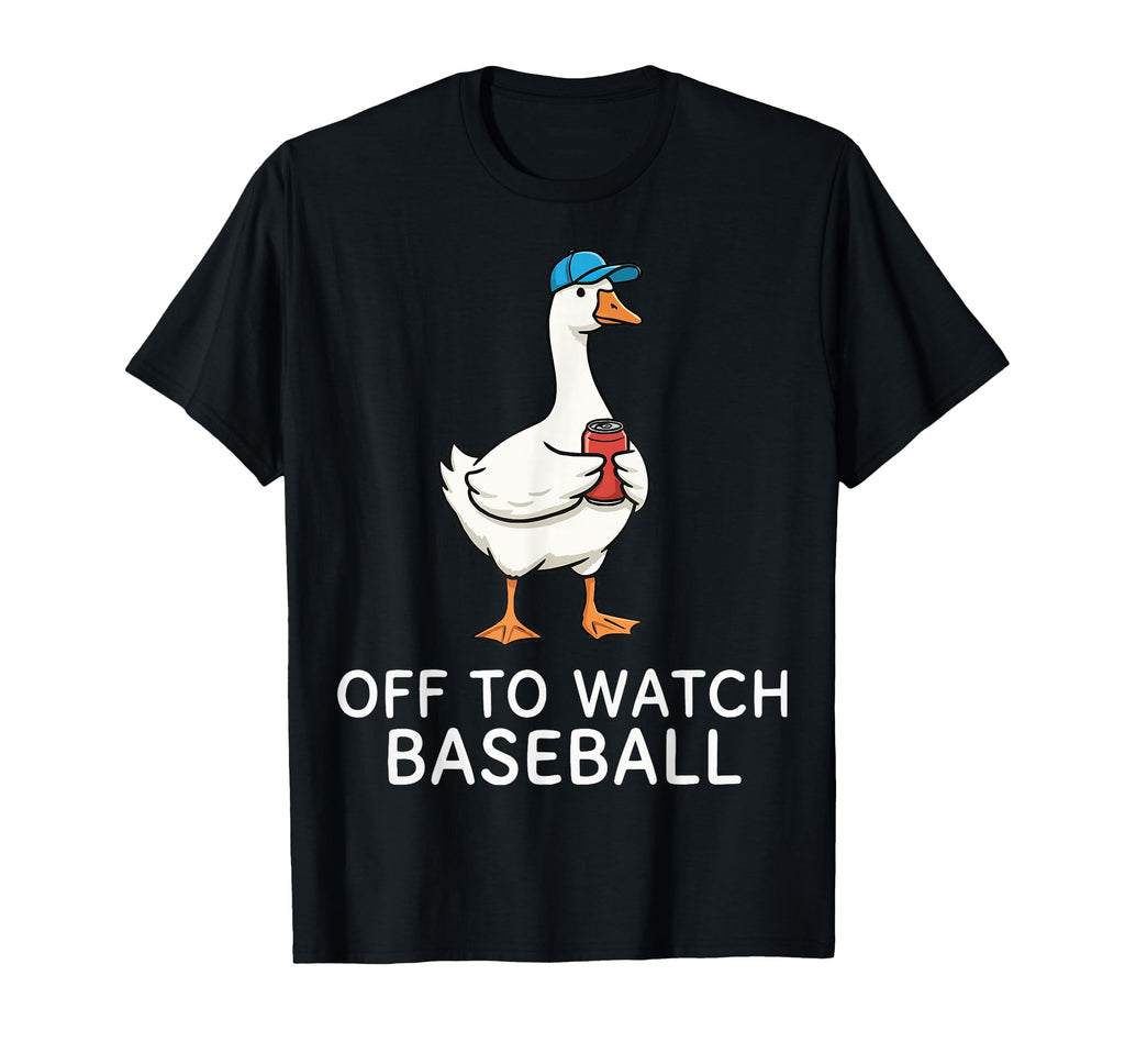 Off To Watch Baseball T-Shirt - Aesthetic Graphic Unisex - T-Shirt, Sweatshirt, Hoodie