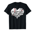 Baseball Mama Scribble Heart Baseball Mom T-Shirt - Trendy Graphic Unisex - T-Shirt, Sweatshirt, Hoodie