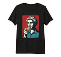 Pizza Lover Portrait Watching People T-Shirt - Trendy Graphic for Adults - T-Shirt, Sweatshirt, Hoodie