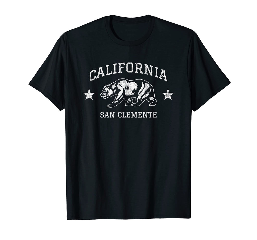 Faded San Clemente California T-Shirt - Minimalist Print Men Women - T-Shirt, Sweatshirt, Hoodie