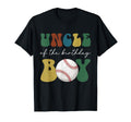 Uncle Birthday Baseball Family T-Shirt - Unique Graphic Men Women - T-Shirt, Sweatshirt, Hoodie