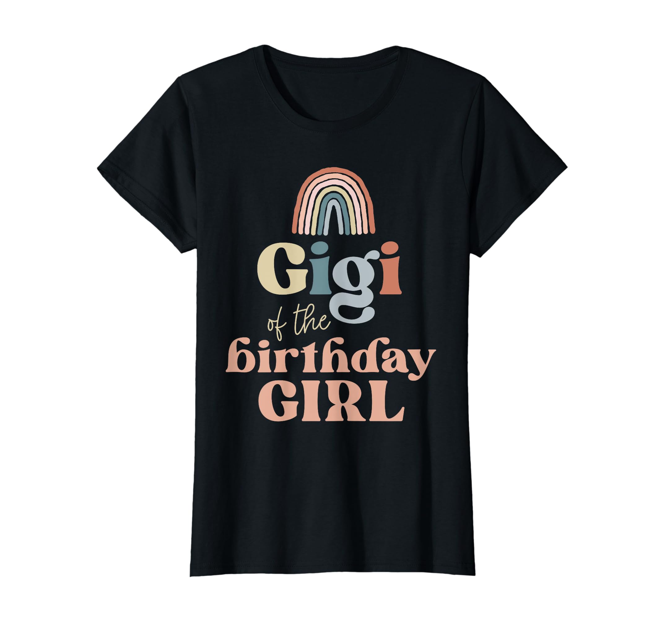 Gigi Birthday Boho Rainbow Party T-Shirt - Unique Graphic for Adults - T-Shirt, Sweatshirt, Hoodie