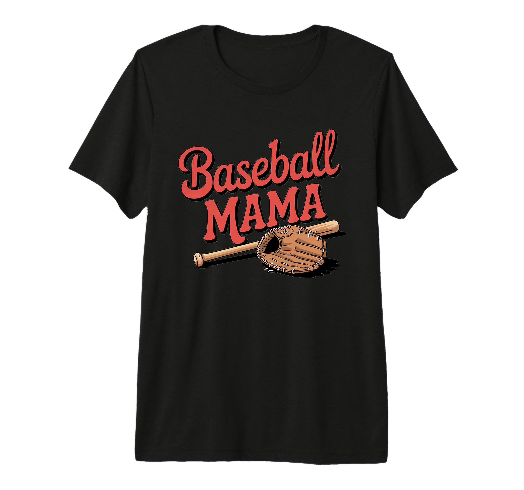 Baseball Mama Game Day Sports Mom Tri T-Shirt - Novelty Apparel Men Women - T-Shirt, Sweatshirt, Hoodie