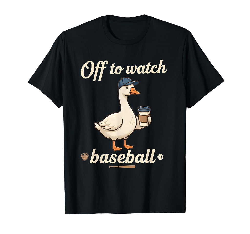 Off To Watch Baseball Baseball Mom T-Shirt - Trendy Graphic for Adults - T-Shirt, Sweatshirt, Hoodie