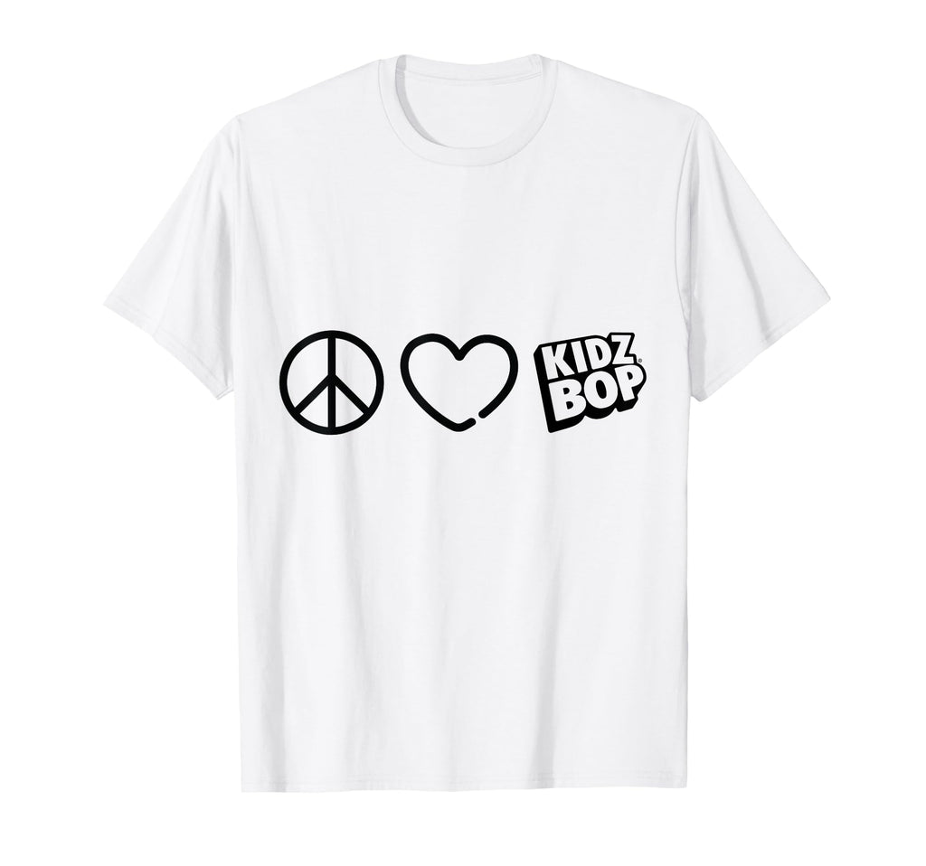 Kidz Bop Peace Love Kidz Bop T-Shirt - Fun Novelty Design for Adults - T-Shirt, Sweatshirt, Hoodie