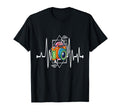 Womens Funny Camera Heartbeat T-Shirt - Custom Art Print Unisex - T-Shirt, Sweatshirt, Hoodie