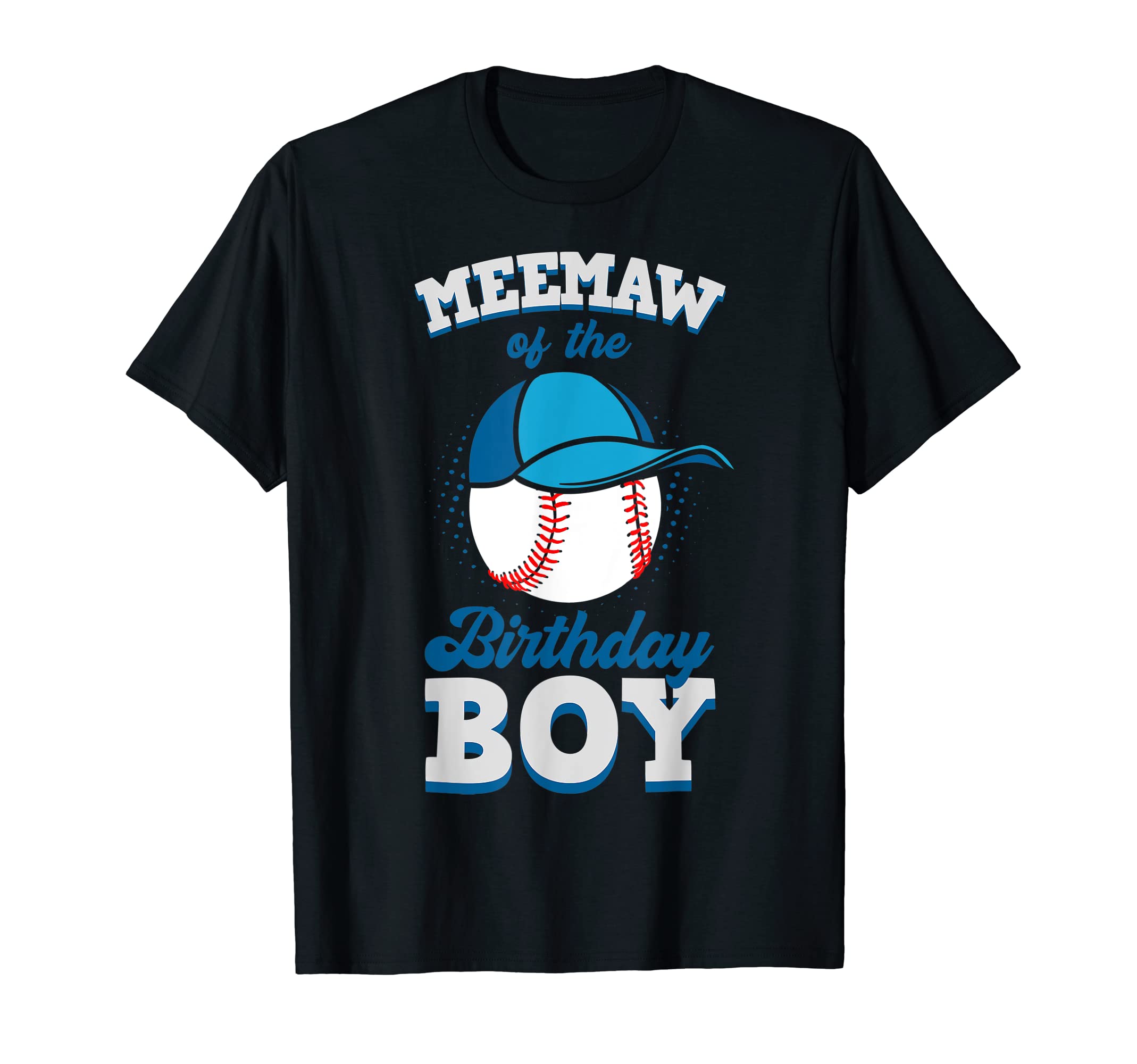 Meemaw Birthday Baseball Theme Family T-Shirt - Unique Graphic for Adults - T-Shirt, Sweatshirt, Hoodie