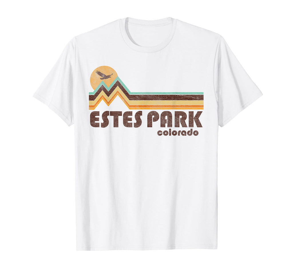 Colorado Estes Park Co 70S 80S T-Shirt - Casual Everyday Wear Men Women - T-Shirt, Sweatshirt, Hoodie