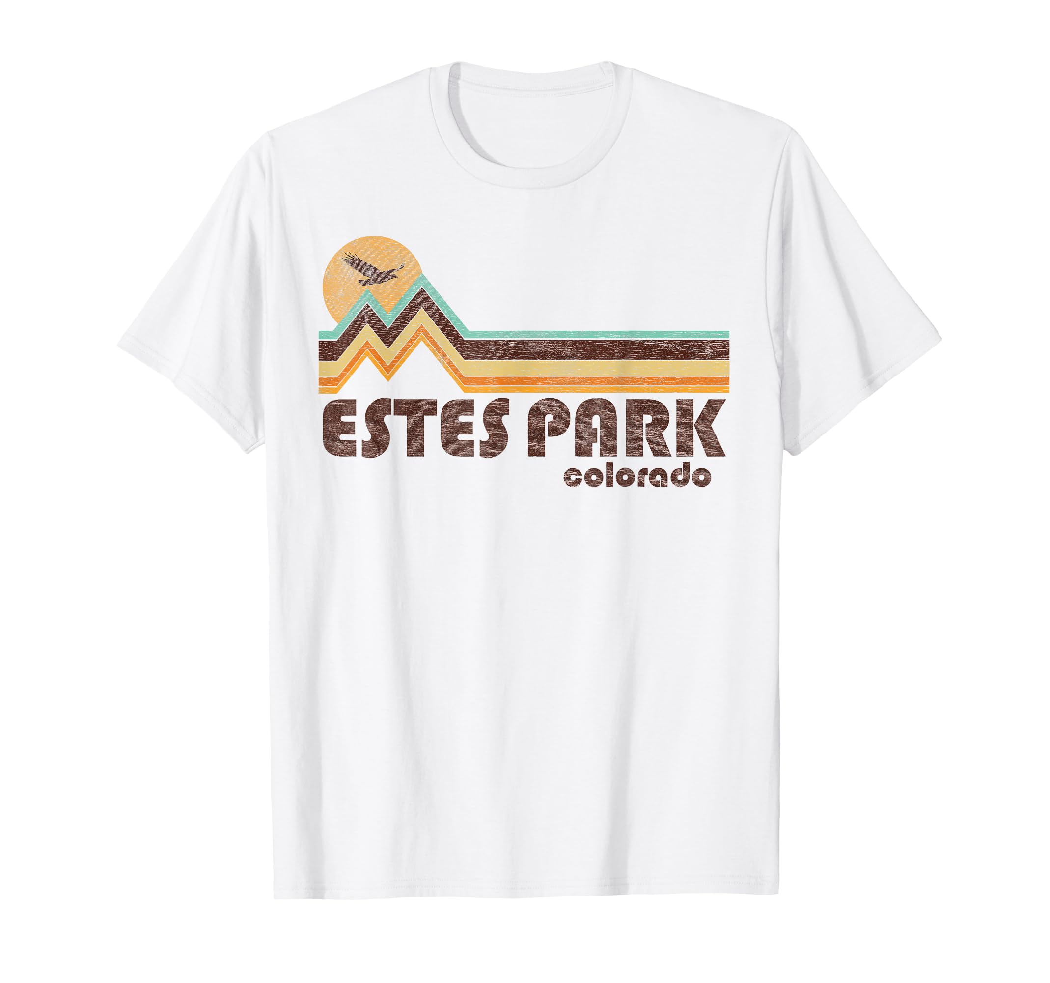 Colorado Estes Park Co 70S 80S T-Shirt - Casual Everyday Wear Men Women - T-Shirt, Sweatshirt, Hoodie