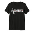 Number One Baseball Brother Fathers T-Shirt - Novelty Apparel for Adults - T-Shirt, Sweatshirt, Hoodie
