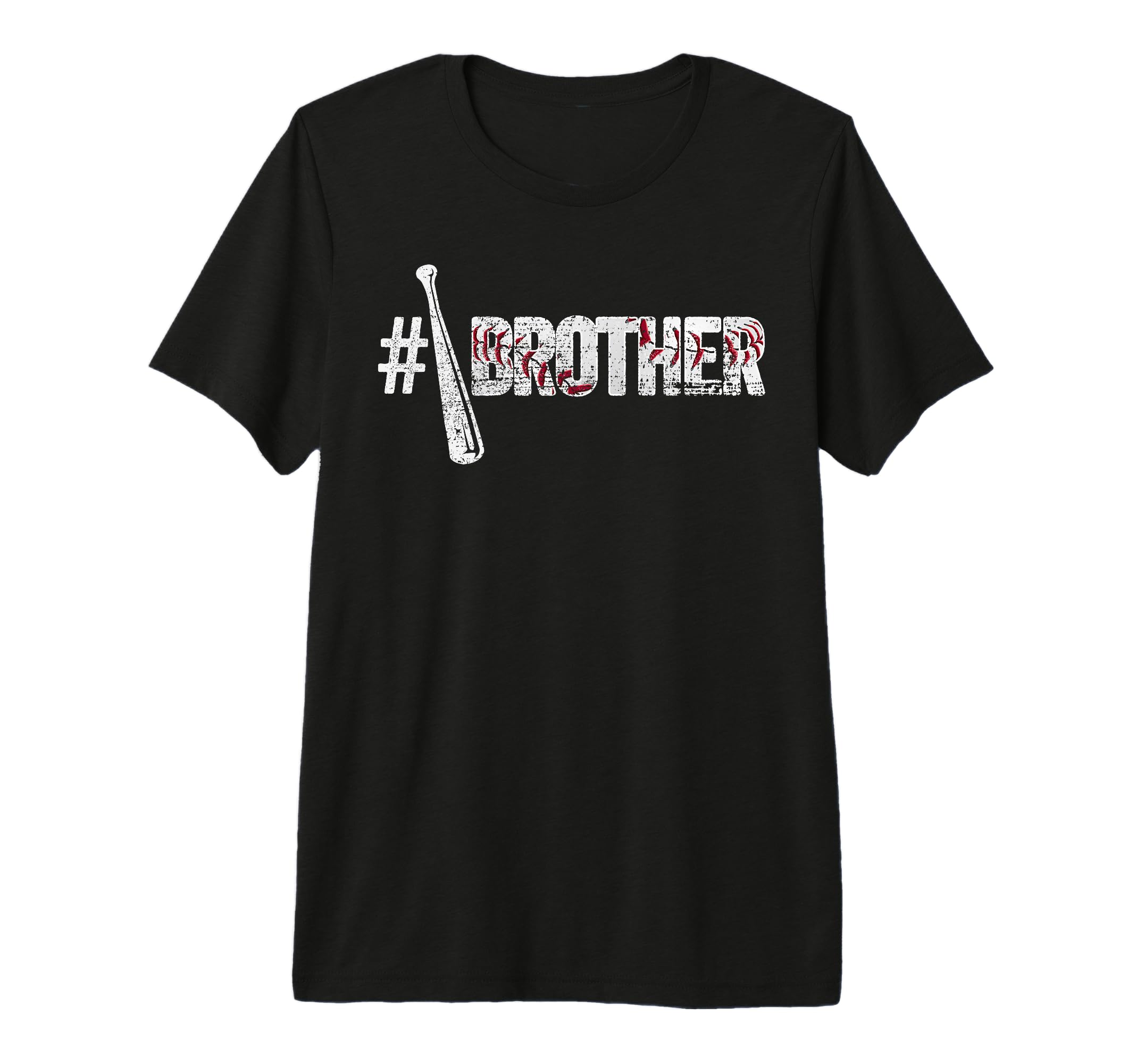 Number One Baseball Brother Fathers T-Shirt - Novelty Apparel for Adults - T-Shirt, Sweatshirt, Hoodie