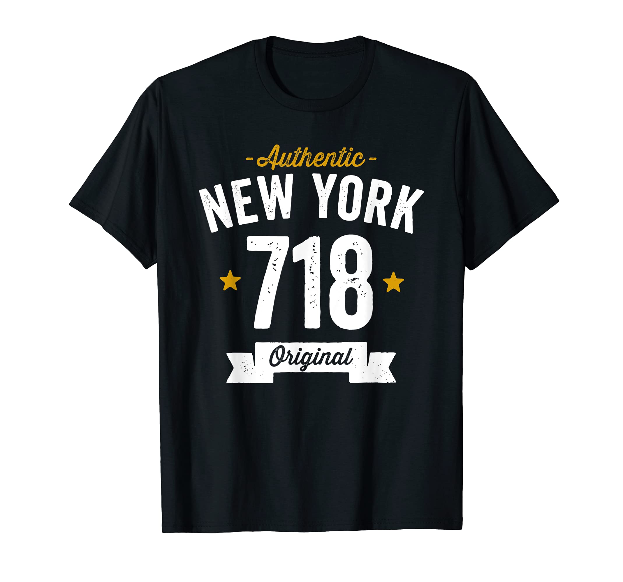 718 New York Area Code Distressed T-Shirt - Unique Graphic Men Women - T-Shirt, Sweatshirt, Hoodie