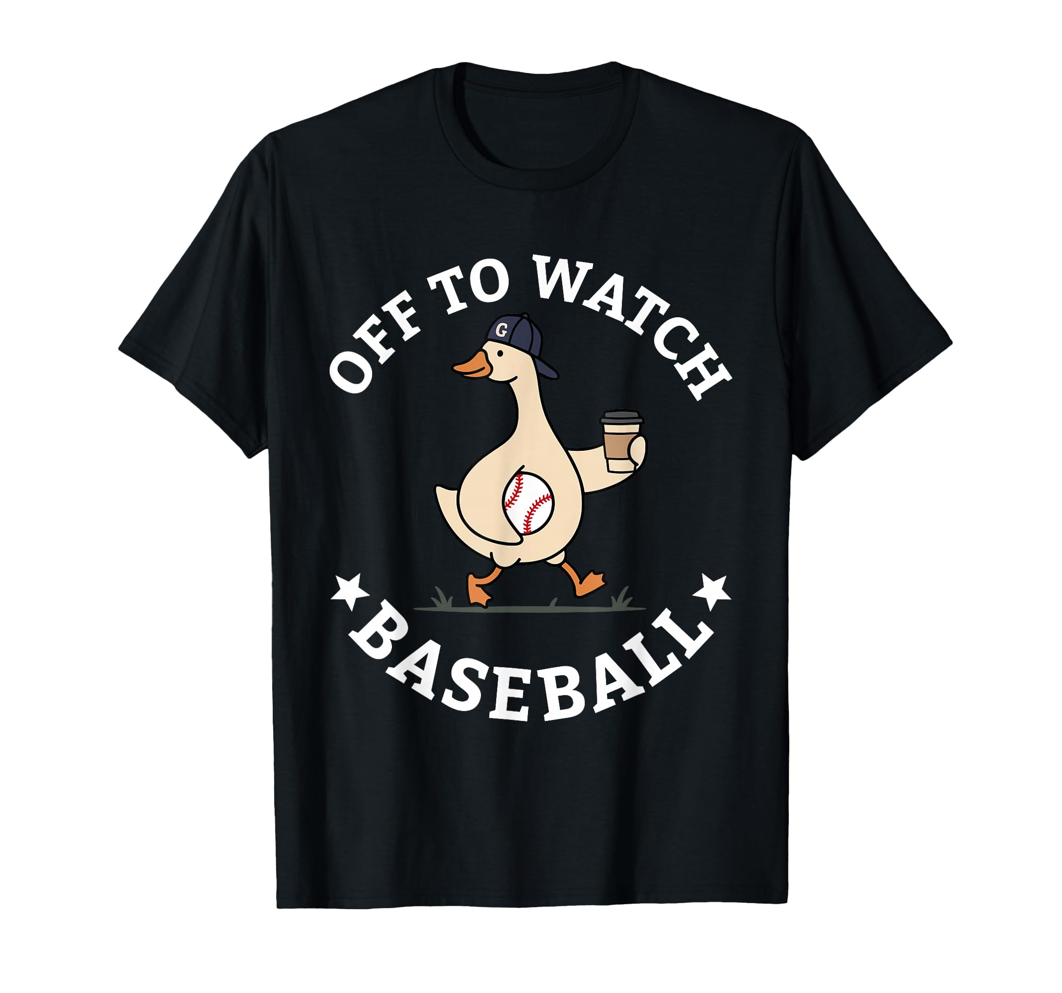 Off To Watch Baseball Mom Funny Goose T-Shirt - Graphic Print Men Women - T-Shirt, Sweatshirt, Hoodie