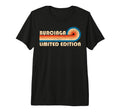 Burciaga 70S 80S Sunset Stripe Tri Blend T-Shirt - Unique Graphic Men Women - T-Shirt, Sweatshirt, Hoodie