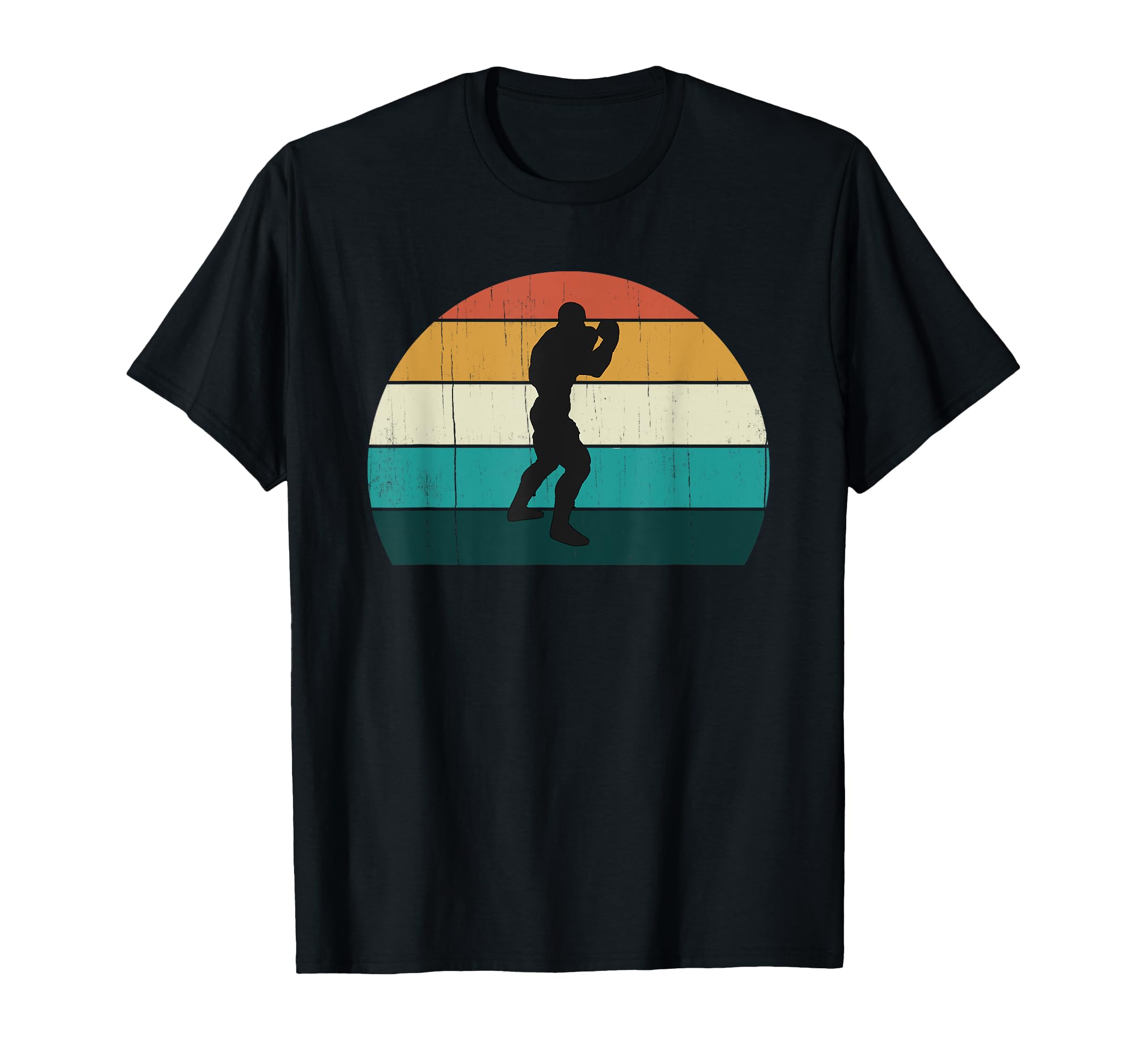 Boxing Boxer Stance Sunset Southpaw T-Shirt - Aesthetic Graphic Unisex - T-Shirt, Sweatshirt, Hoodie
