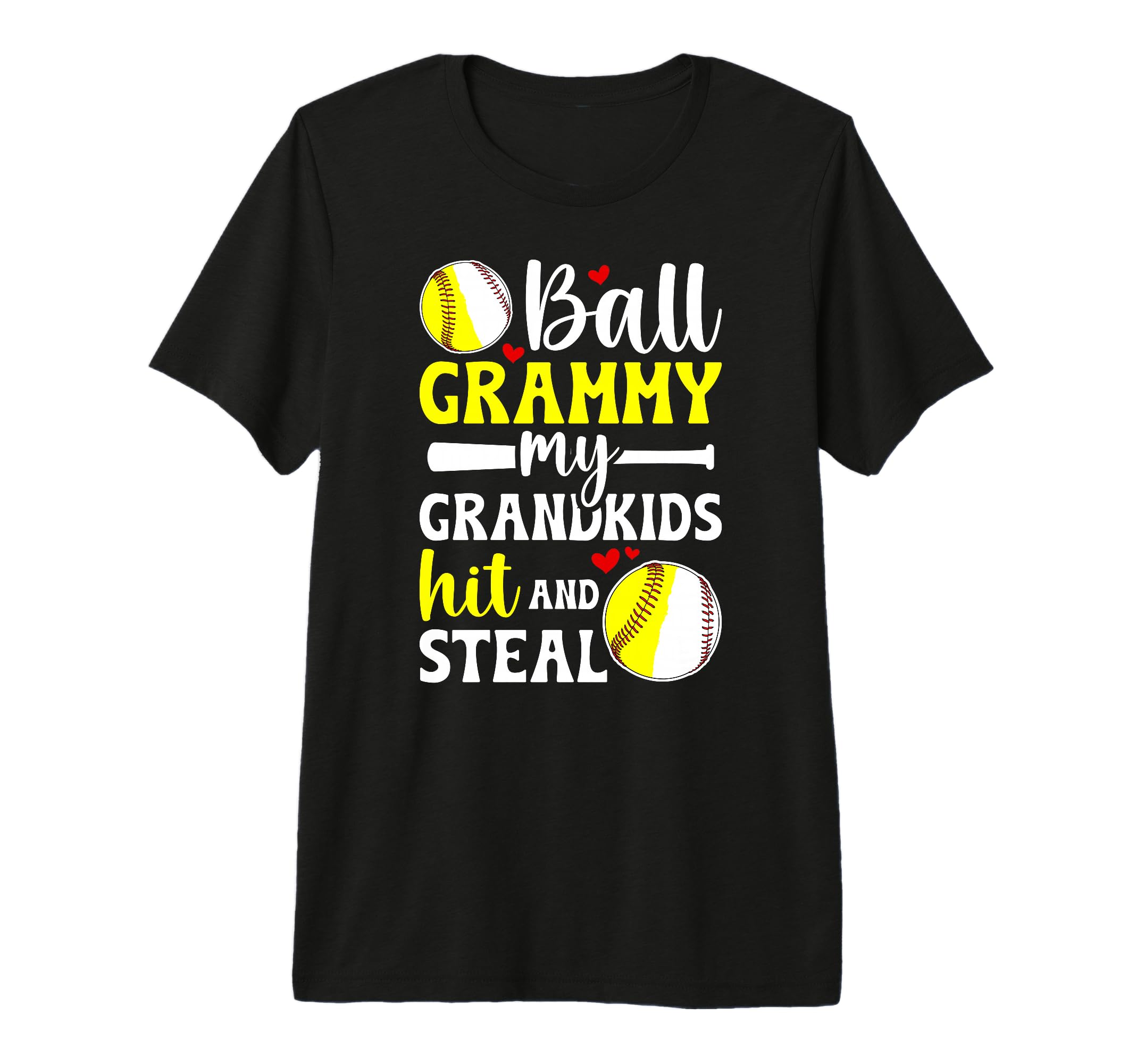 Ball Grammy My Grandkids Baseball T-Shirt - Minimalist Print for Adults - T-Shirt, Sweatshirt, Hoodie